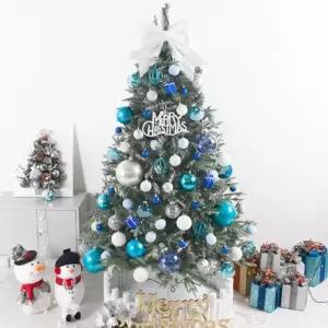 [텐바이텐]크리스마스 트리 나무 장식 풀세트 블루버블그레이 180cm 단면