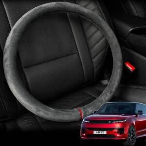 자동차 핸들커버 레인지로버 스포츠 스웨이드 핸들커버 겨울핸들커버 예쁜차량용품 열선핸들커버 순정핸