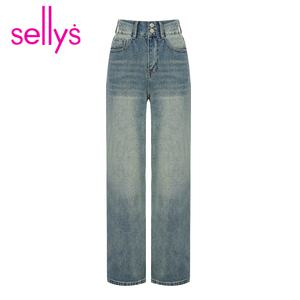 [샐리] 밴딩투버튼워싱데님팬츠_I5A-IPT005