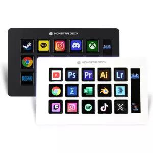 가츠 몬스타덱 TS115 한글 스트림덱 유튜브 사진 보정 편집 매크로 단축키 한손 키보드