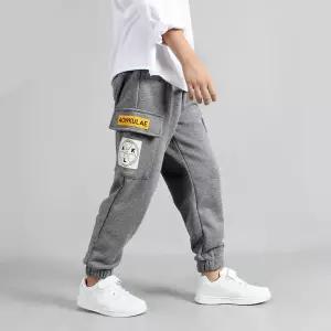 남아 주니어 카고트레이닝 봄 가을 면  초등학생 카고바지 단품