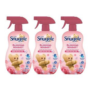 스너글 섬유탈취제 블루밍 부케 더블 소프트 470ml, 3개