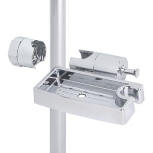 국산 초간편 비누받침대 겸용 샤워기걸이 B타입 슬라이드바 샤워기 비누대 거치대