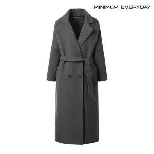 [롯데백화점]미니멈 미니멈 에브리데이 더블 카라 벨티드 누빔 롱 코트  EB3JH001D