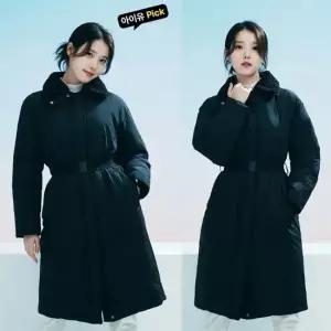 [롯데백화점]블랙야크 25FW 아이유 착용 롱기장 벨트 다운 패딩자켓 L퍼카라롱다운자켓2 3BYPAWU501