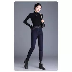 여자 스키니 바지 팬츠 기모 도톰 겨울 롱 하이웨스트 캐주얼 아웃도어 ST4