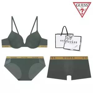 게스 언더웨어 선물포장 골드밴드 커플속옷세트 BRBPDR741DGR