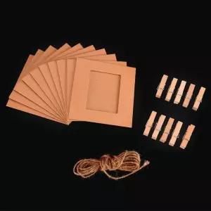 포토집게 폴라로이드 사진걸이 노끈 폴라로이드사진액자 (WFJ74G4)