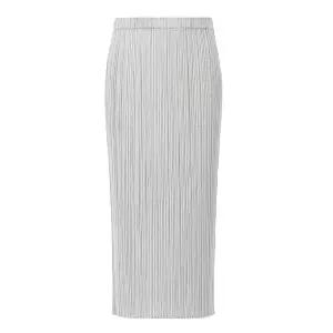 플리츠 플리즈 이세이 미야케 여성 라이트 그레이 베이직 스커트 PP59JG112 10
