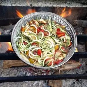 일반냄비 원형4호 3P 캠핑용냄비 알미늄용기 1회용냄비