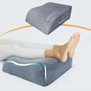 MORTGO 다리 높이 베개, 수면용 8인치 다리 베개, , 순환, 를 위한 메모리 폼 웨지 베개, 후 베개 높이, 세척 가능한 커버 포함 등 지지 베개