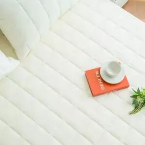 워싱 누빔 고정 밴딩 침대 매트리스 패드 퀸 (WFJ7F67)