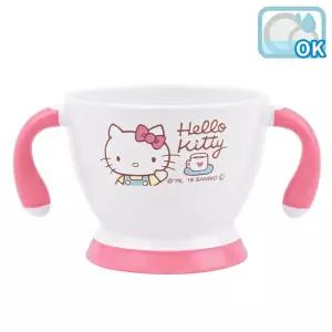 산리오 456756 헬로키티 컵 180ml어린이 물컵 음료 디자인 키즈 아기 양손 손잡이 손잡이잔
