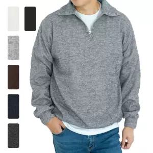 봄맨투맨 남성 가을니트 반집업 카라 환절기니트 남성니트