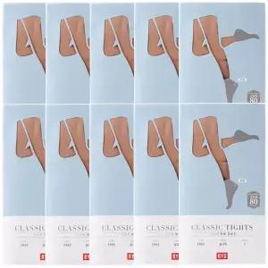 BYC뉴클래식 80데니아 교복속 학생 무발 타이즈10켤레 SWG1004