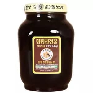 [함평청정꿀 ]헛개밤꿀 2.4kg 설탕 한방울 없는 자연산 매일아침 건강 진심담아