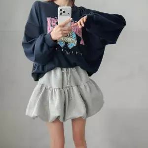 [하프클럽/옷자락]여성 러블리 캉캉 호박벌룬 밴딩 미니스커트