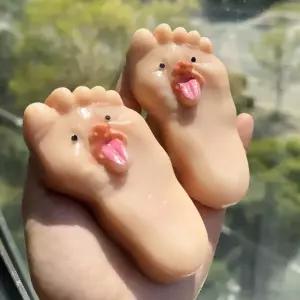 메롱 혓바닥 발바닥 발 말랑이 타바 스퀴시 실링니도 검드롭 마시멜로우 스트레스볼 슬라임 촉감놀이