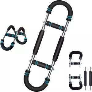 트위스터 팔 트레이너 조절 가능한 파워 바 가슴 어깨 근육 훈련 장비 휴대용 스프링 저항성 탈부착