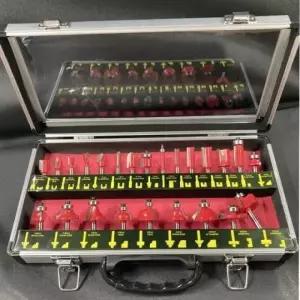 24PCS 알루미늄 트리머 비트세트 케이스 (WFKBFYA)
