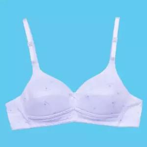 순면패드 B컵 2단계 노와이어 주니어 브라 WFIPU9D