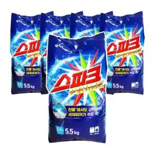 [애경] 스파크 세탁세제 리필 5.5kg x 5개
