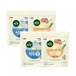 샘표 연두링 코인육수 멸치디포리 140g 2개+사골과한우 140g 2개