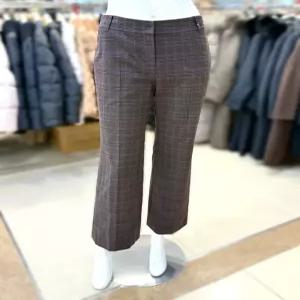 [조이너스]세미 부츠컷 체크 정장 바지 JADW9WTP030