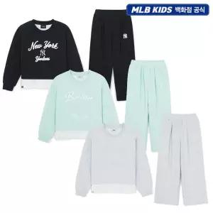 갤러리아 [MLB키즈] 여아 애슬레져 레이어드 맨투맨 세트(7FS2A0261)