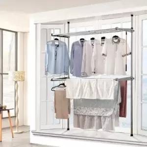 둘더스수건걸이 6단건조대 세탁건조대 고정식건조대 둘더스 6단 (WFKDI8F)