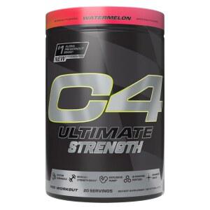 셀루코어 C4 얼티밋 스트렝스 프리 운동 파우더 - 트라이스템 익스피리언스 300mg 카페인+티크린+다이너마인 - 크레아틴 및 베타-알라닌 - 남녀용 에너지 보충제 - 수박, 20인분