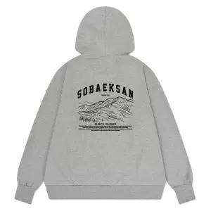 [폴앤폴]소백산 오버핏 남여공용 후드티 5컬러