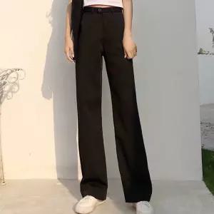 [퍼니메이커]기본 슬랙스 팬츠 여성 직장인 바지 스트레이트 핏 여성편한바지 여성정장바지 밴딩슬랙스 여