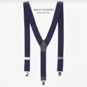 (튼튼)클래식 서스팬더 멜빵 네이비서스펜더 남자벨트 허리띠 정장서 남성