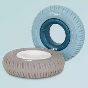 손가락 근력 강화용 실리콘 악력기 2개입 세트