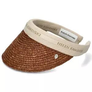 25FW 헬렌카민스키 비앙카8 바이저 썬캡 HAT52204 NUTSHELL NATURAL LOGO