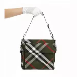 BURBERRY 여성 스몰 트렌치 토트백