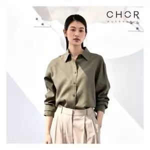 코어 어센틱 린넨 크롭 셔츠 2종 174350