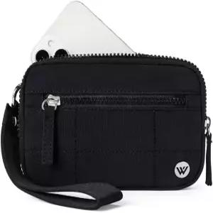 여행용 지퍼 지갑 3개가 달린 여성용 나일론 퀼트 RFID WESTBronCO 손목시계