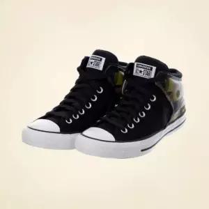 [매장정품] 컨버스 올스타 스트리트 하이 탑 스니커즈 블랙 168724C