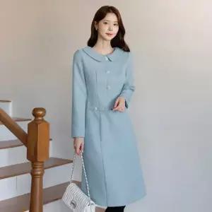 XXL까지) 토이람 플랫카라 트위드 A라인 원피스 겨울 하객룩 오피스룩 모임룩 격식룩 빅사이즈