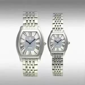 카리타스 고품격 로마자 다이얼 커플 명품 예물 선물 고급 타원형 메탈 손목 시계  /  C110