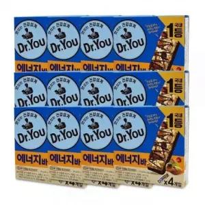오리온 영양간식 든든한 4입x12통 에너지바 12개 160g 4입 닥터유