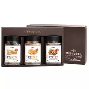 [증안리약초마을] 한과3세트 설 선물 도라지정과 호두정과 생강편강