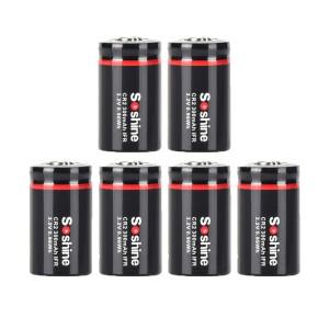 CR2 300mAh LiFePo4 충전식 배터리 3.2V GPS 트래커 무전기 카메라 무선 문벨 연기 경보기용