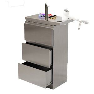 스텐 가위 염색 숱치기용 수납 6 5 -6 얇은 파마 웨건 손잡이