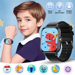 20 가지 스포츠 모드가있는 어린이를위한  SmartWatch 보수계 수면 모니터 어린이 시계 소녀 소년을위한 생