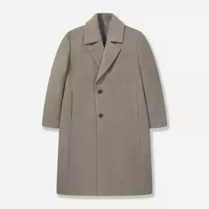 [롯데백화점]본 F/W 울 혼방 세미 오버핏 투버튼 코트BNEWHA571KH