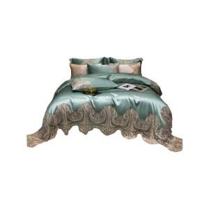 침구 레이스 공주풍 4종세트 워싱 부드러운 4종 셔링 새틴4피스 세트 부모님 SK