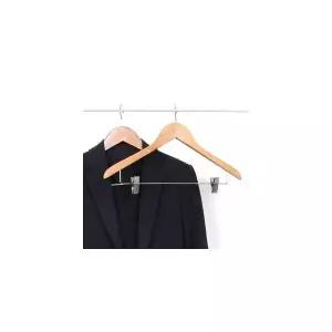 옷걸이 원목 정장 니트 정장 바지 투피스 치마 옷걸이 수트 원피스 방지 어깨뿔 0974